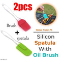 MINI SPATULA & BRUSH  2 PIECE SET