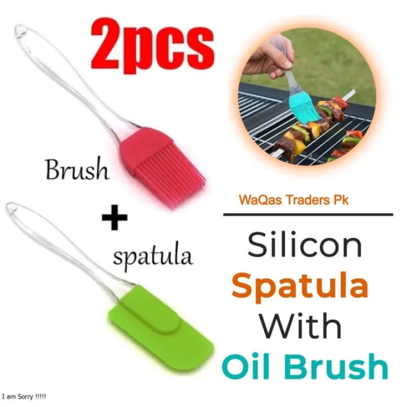 MINI SPATULA & BRUSH  2 PIECE SET