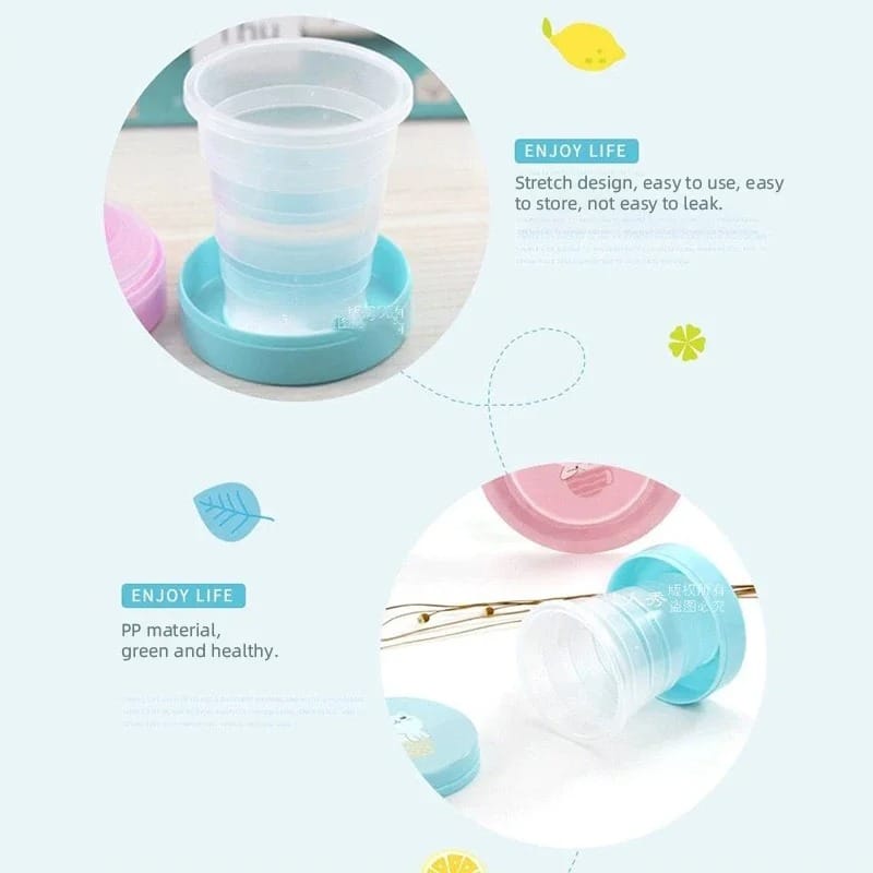 TRAVEL POCKET FOLDING GLASS FOR KIDS