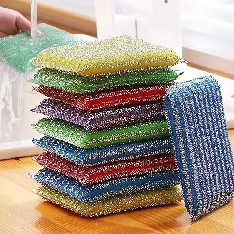 COLOURFUL DISHWASHING SPONGE PACK OF 4