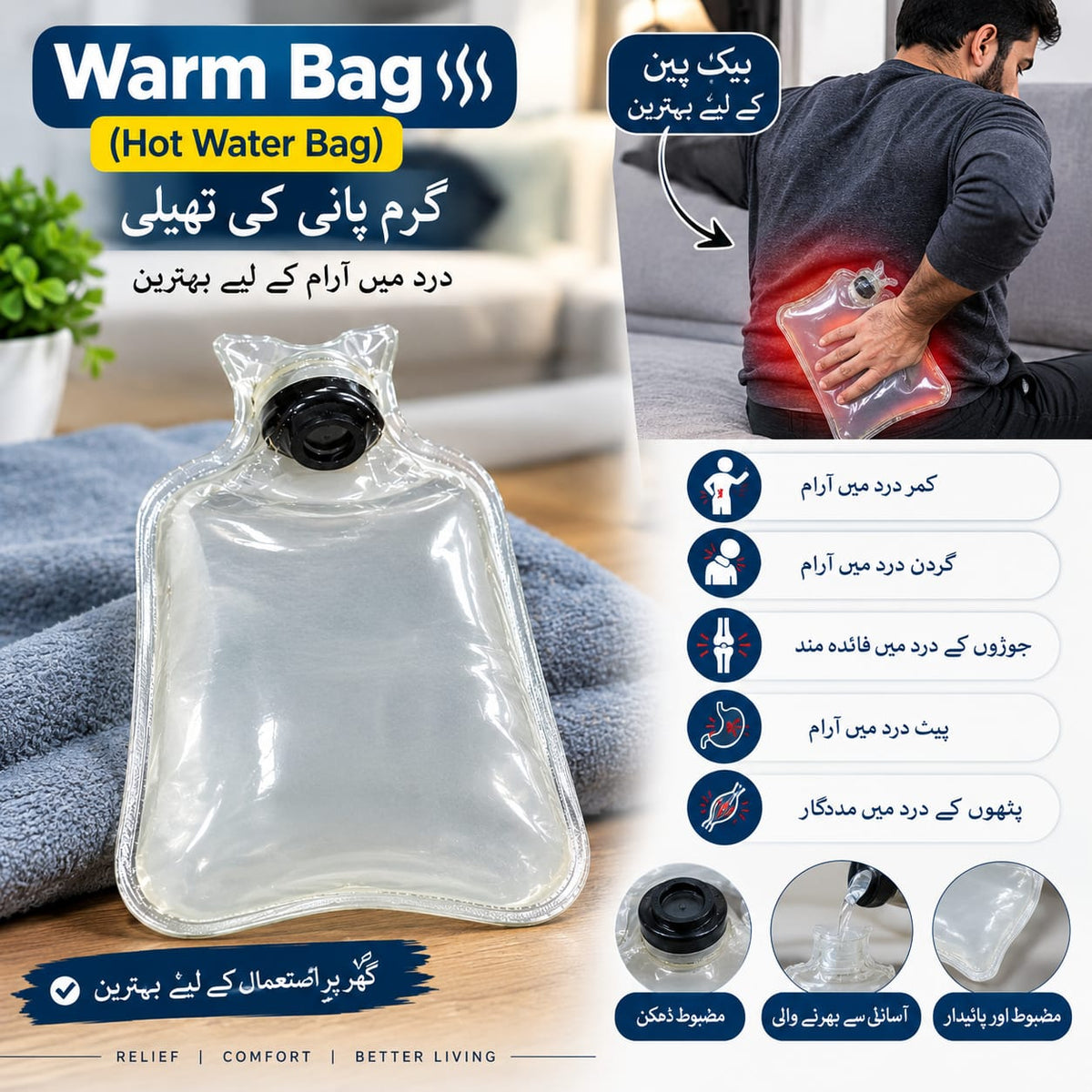MINI WARM BAG TRANSPARENT