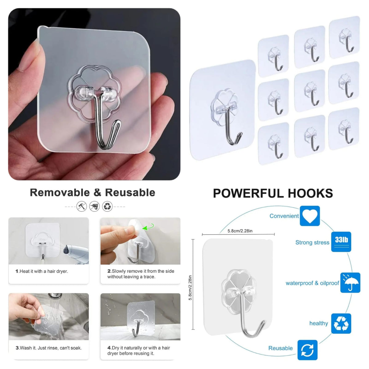 SINGLE WALL HOOK