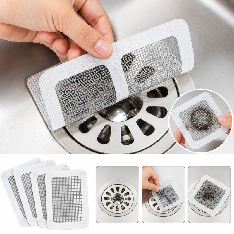 1 PCS SINK DRAIN NET STICKERS