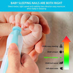 Baby Nail Clippers 6 in 1, Baby Nail Cutter Safe Electric Baby Nail Trimmer Kit