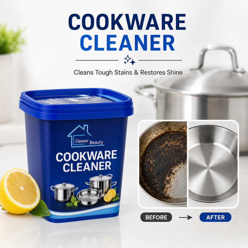 Cleaner Stainless Steel Cleaning Paste Remove Stains from Pots Pans Multi-Purpose Cleaner & Polish Removes