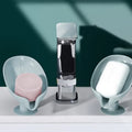 Soap Holder Leaf-Shape Self Draining Soap Dish Holder