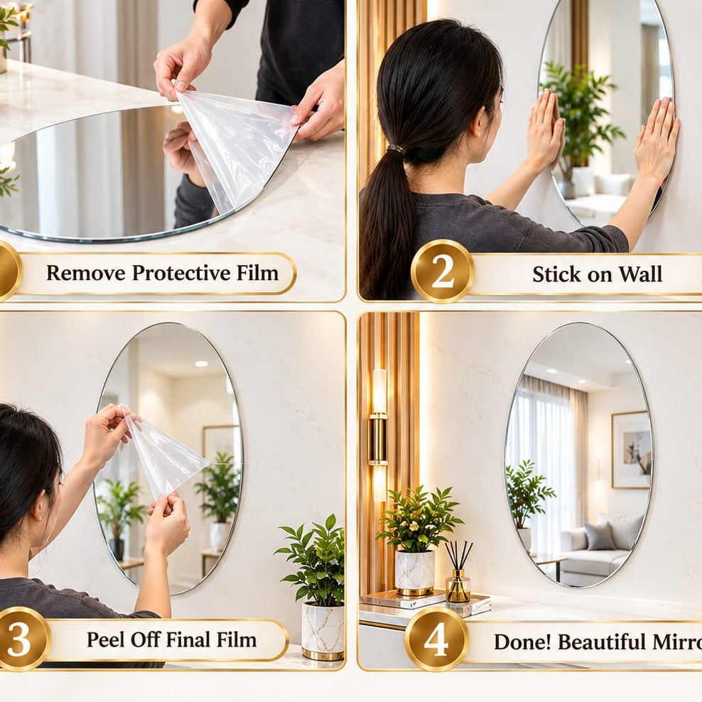 OVAL SHAPE MIRROR