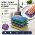 COLOURFUL DISHWASHING SPONGE PACK OF 4