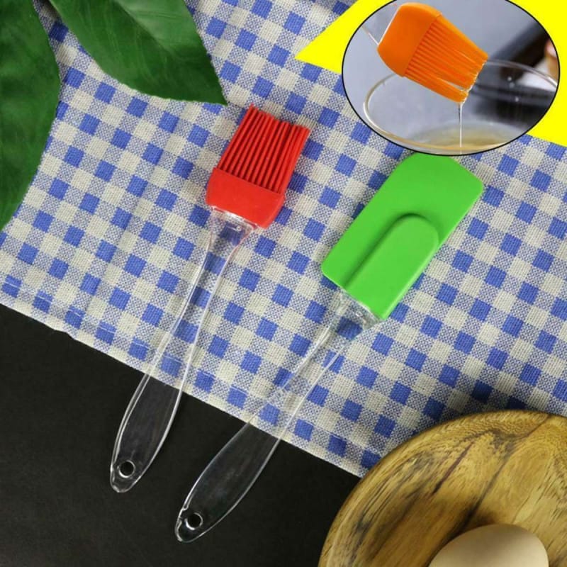 MINI SPATULA & BRUSH  2 PIECE SET